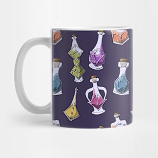 Polyhedral Dice Potion Bottles Mug